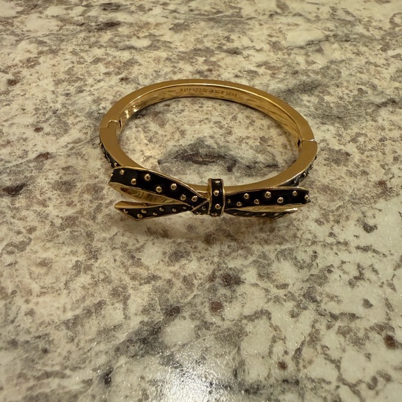 Kate Spade Black and Gold Bow Bracelet - Picture 4 of 5